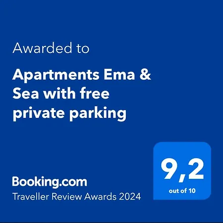 Ema & Sea Apartment's With Free Private Parking Apartmán
